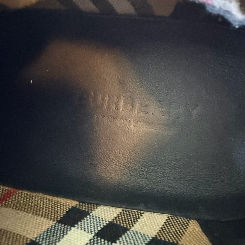 Men’s Burberry Plaid Sneakers - Picture 6 of 8